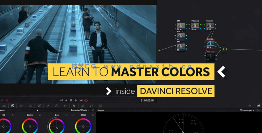 [DaVinci Resolve] DaVinci Resolve达芬奇色彩分级大师级版课程视频教程(图2)