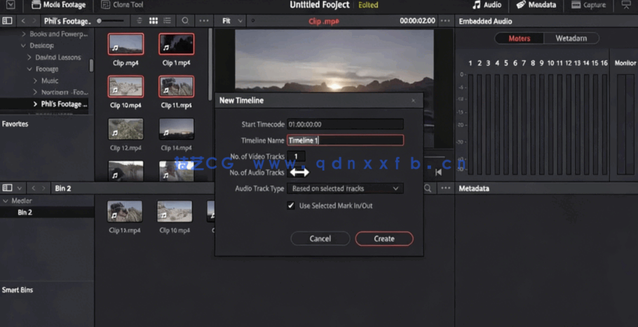 [DaVinci Resolve] DaVinci Resolve 16达芬奇视频编辑完整工作流程视频教程(图5)