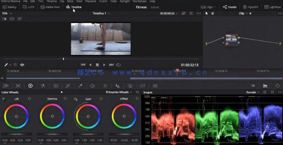 [DaVinci Resolve] DaVinci Resolve16初学者终极色彩分级速成视频教程(图7)