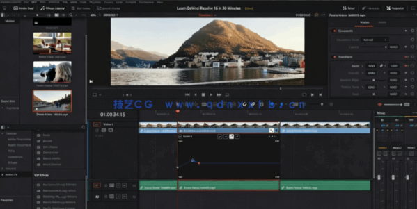 [DaVinci Resolve] DaVinci Resolve 16视频编辑基础指南视频教程(图3)