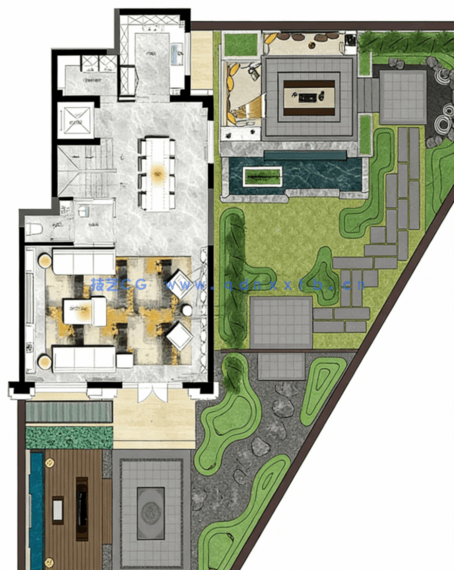 国内外现代风格实景参考图（样板间 公馆 住宅 别墅 等）（990套） 40G(图5)