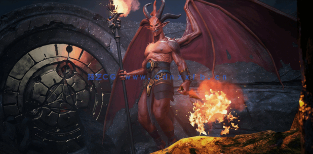 游戏恶魔概念艺术角色完整制作工作流程视频教程(图1)