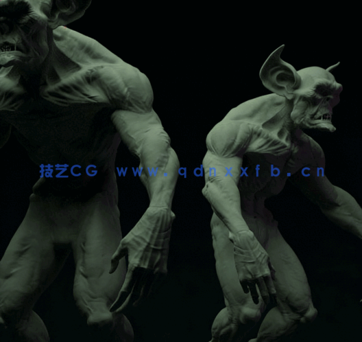  Zbrush影视游戏角色概念雕塑技术训练视频教程 (图4)