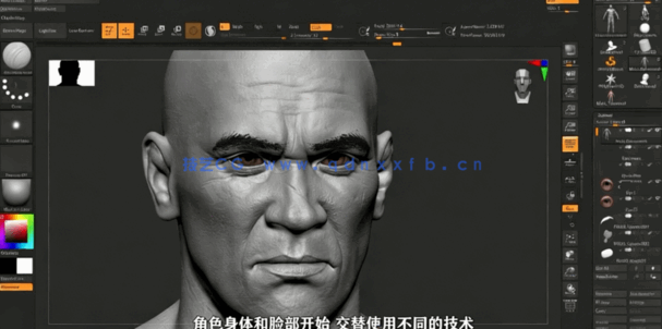 AAA级游戏3D角色艺术制作视频教程 - 人物身体篇(图4)