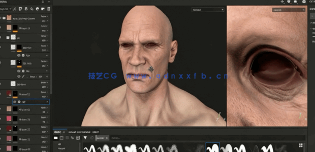 AAA级游戏3D角色艺术制作视频教程 - 人物身体篇(图5)