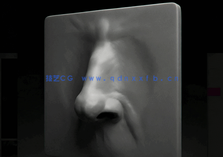 Zbrush面部五官特征雕刻技术训练视频教程(图5) Zbrush面部五官特征雕刻技术训练视频教程(图5)