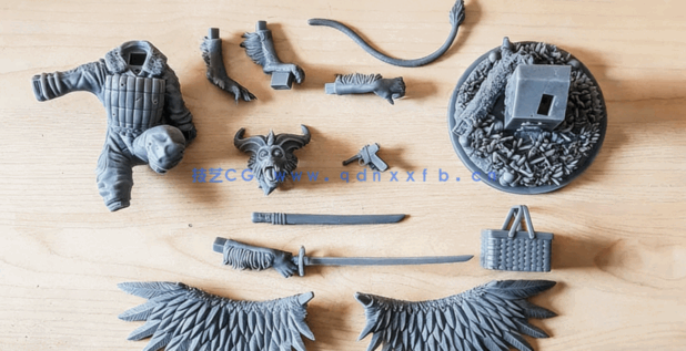 ZBrush 3D打印模型雕刻制作工作流程视频教程 (图5) ZBrush 3D打印模型雕刻制作工作流程视频教程 (图5)