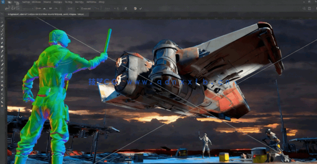 Zbrush概念艺术飞船设计制作大师级训练视频教程(图3) Zbrush概念艺术飞船设计制作大师级训练视频教程(图3)
