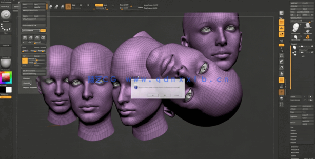 ZBrush角色身体解剖雕刻指南大师级视频教程 (图2) ZBrush角色身体解剖雕刻指南大师级视频教程 (图2)