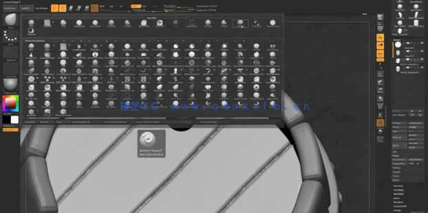 ZBrush角色身体解剖雕刻指南大师级视频教程 (图3) ZBrush角色身体解剖雕刻指南大师级视频教程 (图3)