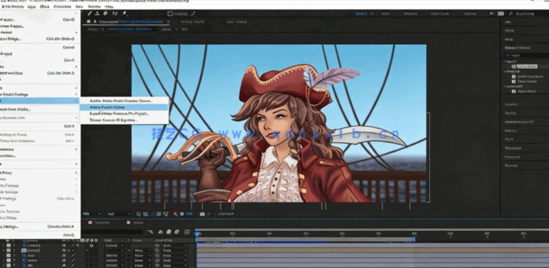 After Effects角色循环动画实例制作视频教程(图5)