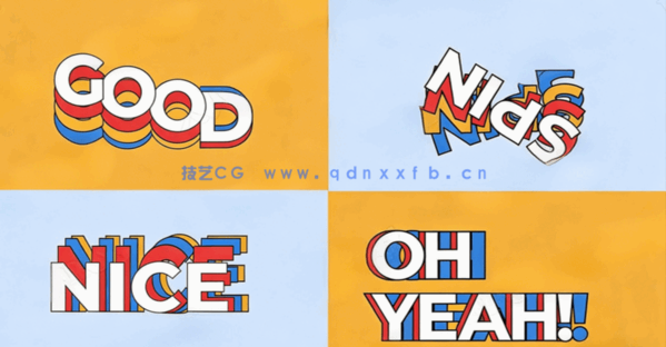 AE创建简单排版循环动画工作流程视频教程(图2)