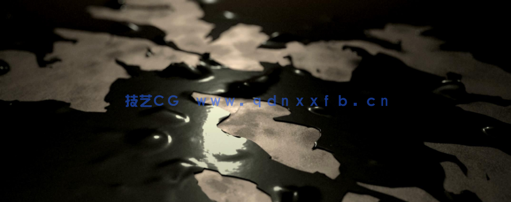 C4D+AE高级模拟油漆起泡风干掉皮布料撕裂教程 (图1)