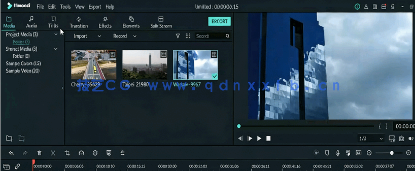 Filmora视频编辑专业技能训练视频教程(图5)