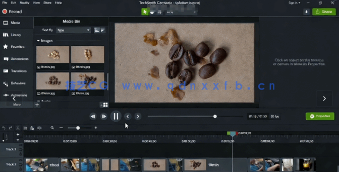 Camtasia 2020视频编辑基础核心技术训练视频教程(图1) Camtasia 2020视频编辑基础核心技术训练视频教程(图1)
