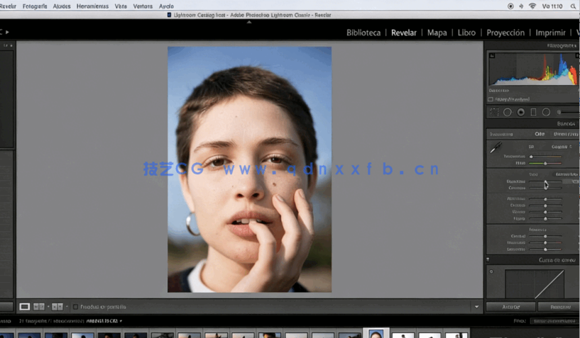 利用大自然光线背景肖像摄影视频教程(图3)