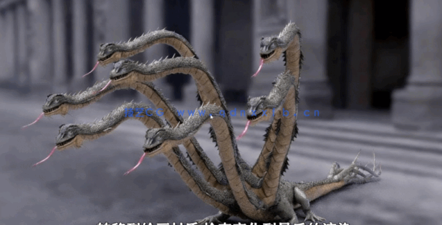 ZBrush九头蛇游戏资产模型雕刻全流程视频教程(图5)