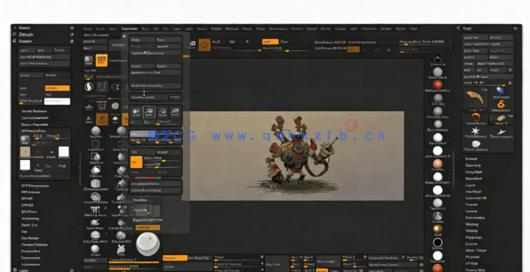 Zbrush BPR滤镜设置NPR渲染视频教程 附BPR文件 (图4)
