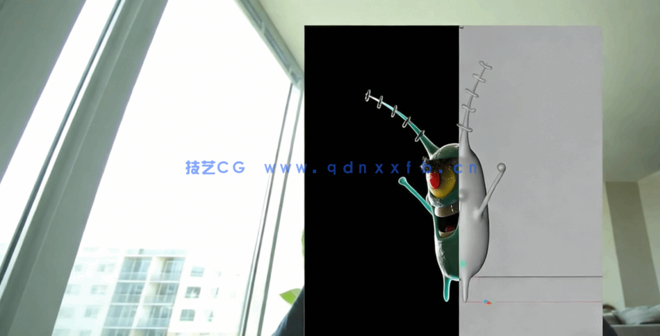 Zbrush和C4D海绵宝宝角色实例制作视频教程(图2) Zbrush和C4D海绵宝宝角色实例制作视频教程(图2)