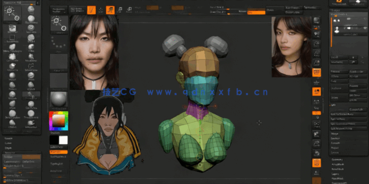 游戏角色超详细实例制作全流程视频教程 (图3) 游戏角色超详细实例制作全流程视频教程 (图3)