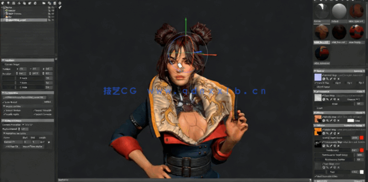 游戏角色超详细实例制作全流程视频教程 (图5) 游戏角色超详细实例制作全流程视频教程 (图5)