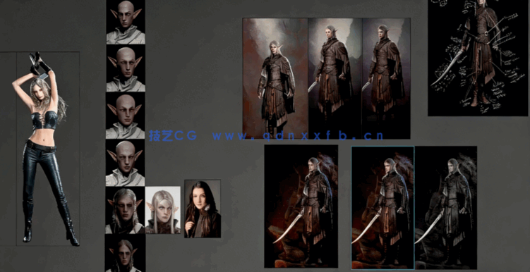 Zbrush精灵王游戏角色雕刻建模制作完整工作流程视频教程(图5) Zbrush精灵王游戏角色雕刻建模制作完整工作流程视频教程(图5)