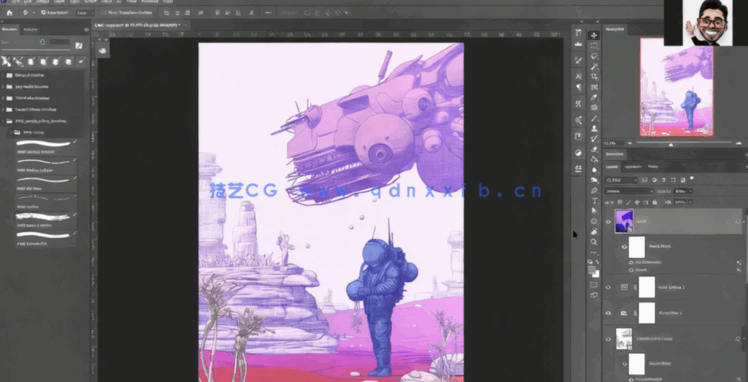 Zbrush概念艺术插画大师级制作视频教程(图4)