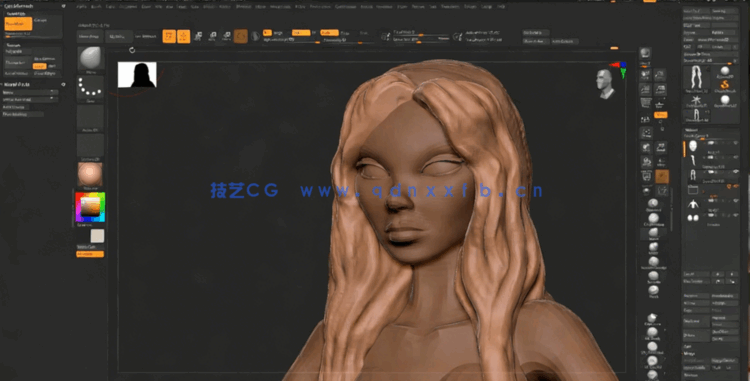 Zbrush从概念草图到3D打印雕塑工作流程视频教程 (图2)