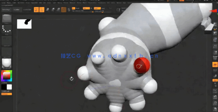  Zbrush 2021初学者基础入门技术训练视频教程 (图2)