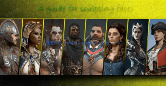  Zbrush超精细角色面部雕刻大师级视频教程 (图3)