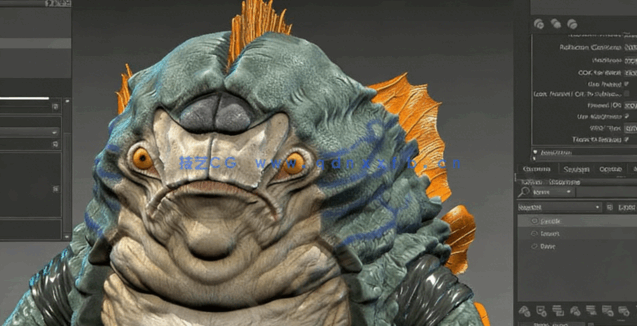 ZBrush 3D生物好莱坞级别完整制作工作流程视频教程 (图3)