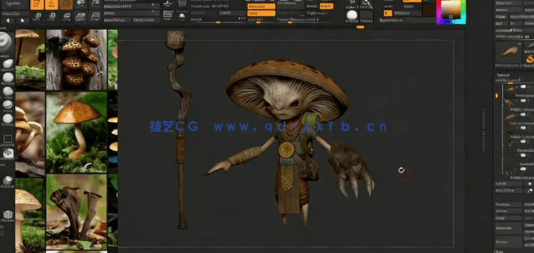ZBrush3D概念角色设计极限指南工作流程视频教程(图2)