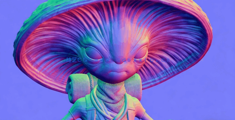 ZBrush3D概念角色设计极限指南工作流程视频教程(图3)