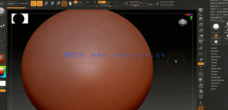  Zbrush逼真布料细节数字雕刻视频教程 (图5)