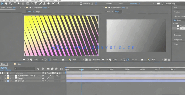 AE创建彩色动态图形过渡转场效果工作流程视频教程(图3) AE创建彩色动态图形过渡转场效果工作流程视频教程(图3)