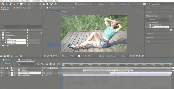 AE创建彩色动态图形过渡转场效果工作流程视频教程(图5) AE创建彩色动态图形过渡转场效果工作流程视频教程(图5)
