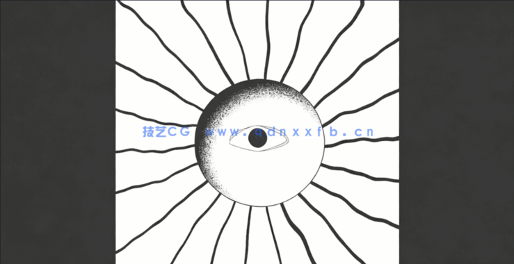 AE动态图形中制作眼睛循环动画工作流程视频教程(图2)