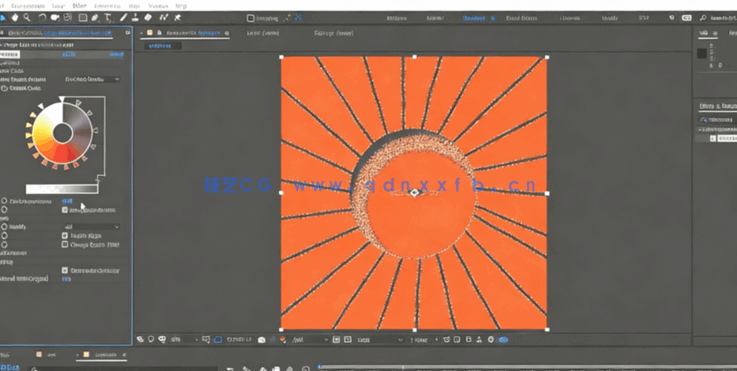 AE动态图形中制作眼睛循环动画工作流程视频教程(图6)