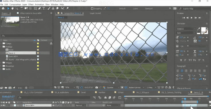 AE创建文本动画3D元素视觉效果技巧视频教程(图3) AE创建文本动画3D元素视觉效果技巧视频教程(图3)