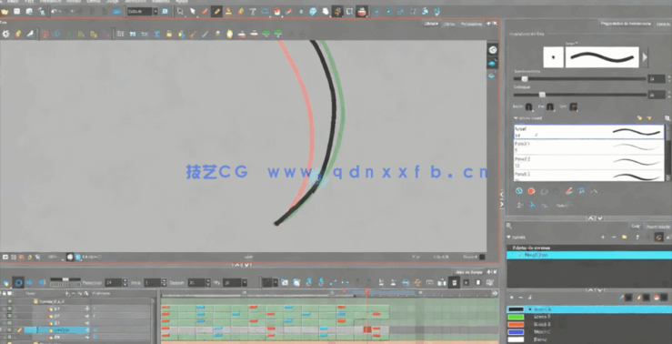 AE S曲线效果动画元素与运动图形结合工作流程视频教程(图2)