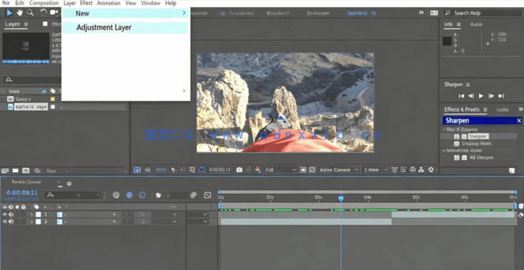 AE初学者视频制作过渡工作流程视频教程(图2)