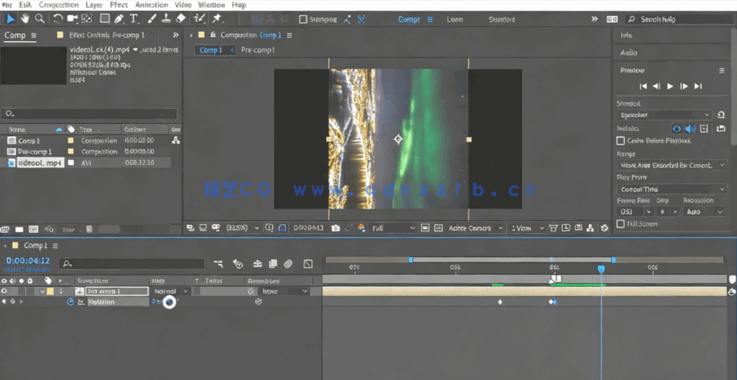 AE初学者视频制作过渡工作流程视频教程(图4)