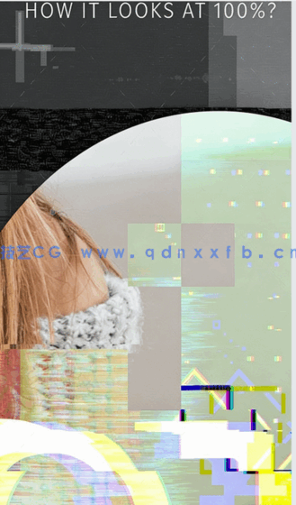 抽象马赛克模糊故障PSD模板合集(图5)