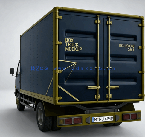 厢式卡车大型货车PSD模板合集(图4) 厢式卡车大型货车PSD模板合集(图4)