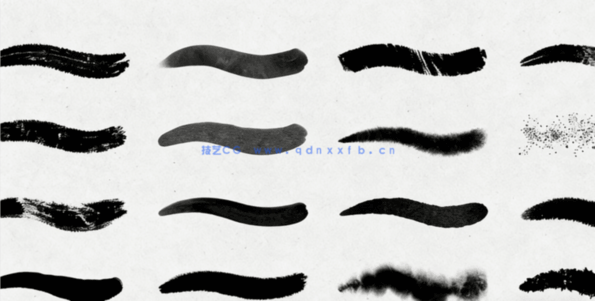 东方水墨美学数字绘画PS笔刷合集(图5)