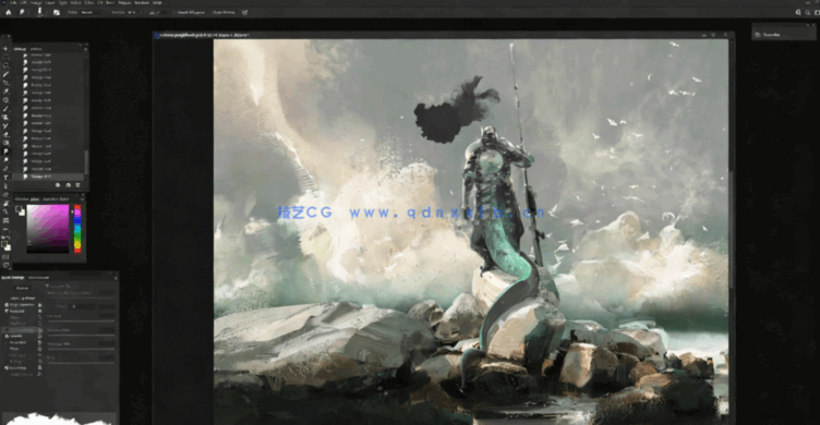 Richard Anderson画师数字绘画自定义PS笔刷合集 附教程(图1)