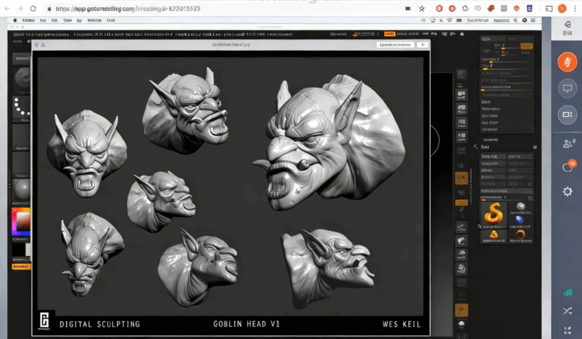  ZBrush数字雕刻基础技能训练视频教程 (图2)