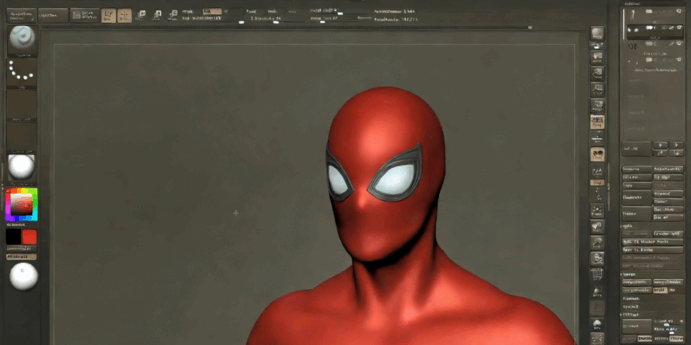ZBrush蜘蛛侠建模完整制作流程视频教程 (图2)