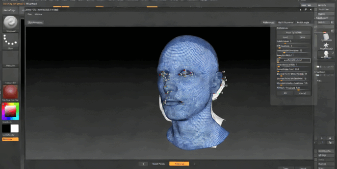 ZBrush插件ZWrap模型扫描拓扑中文教程与插件完整制作流程视频教程 (图3) ZBrush插件ZWrap模型扫描拓扑中文教程与插件完整制作流程视频教程 (图3)