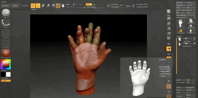 ZBrush插件ZWrap模型扫描拓扑中文教程与插件完整制作流程视频教程 (图4) ZBrush插件ZWrap模型扫描拓扑中文教程与插件完整制作流程视频教程 (图4)